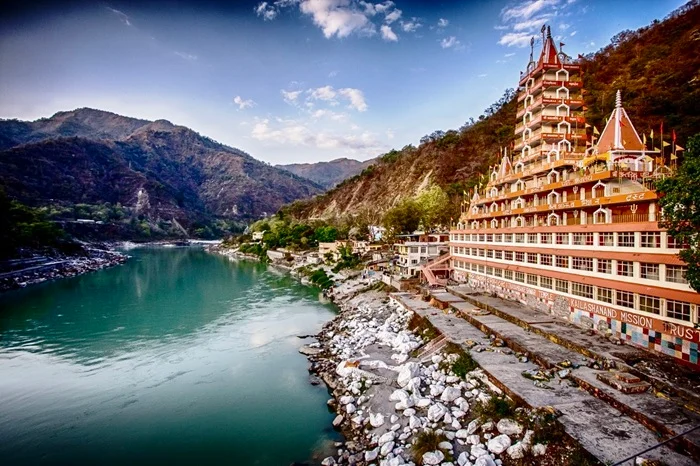 Scenic view of Rishikesh