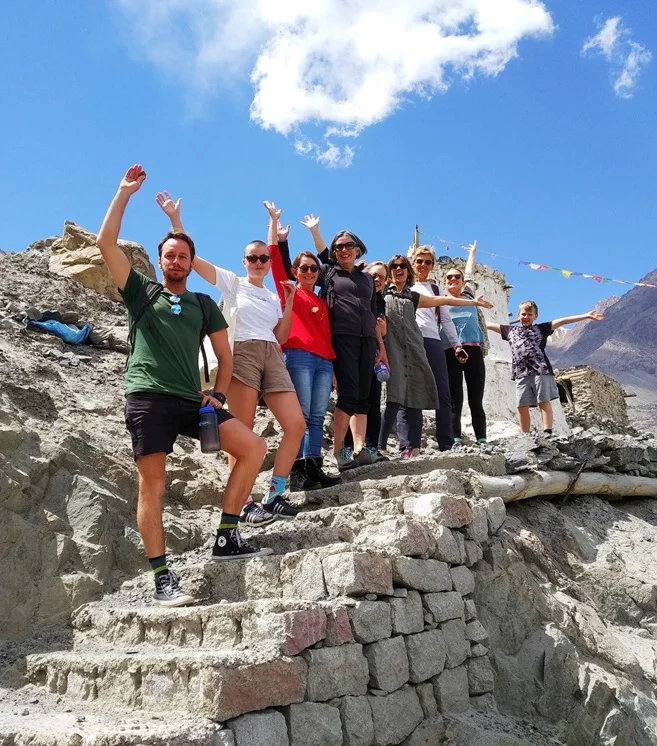 Group of people in ladakh